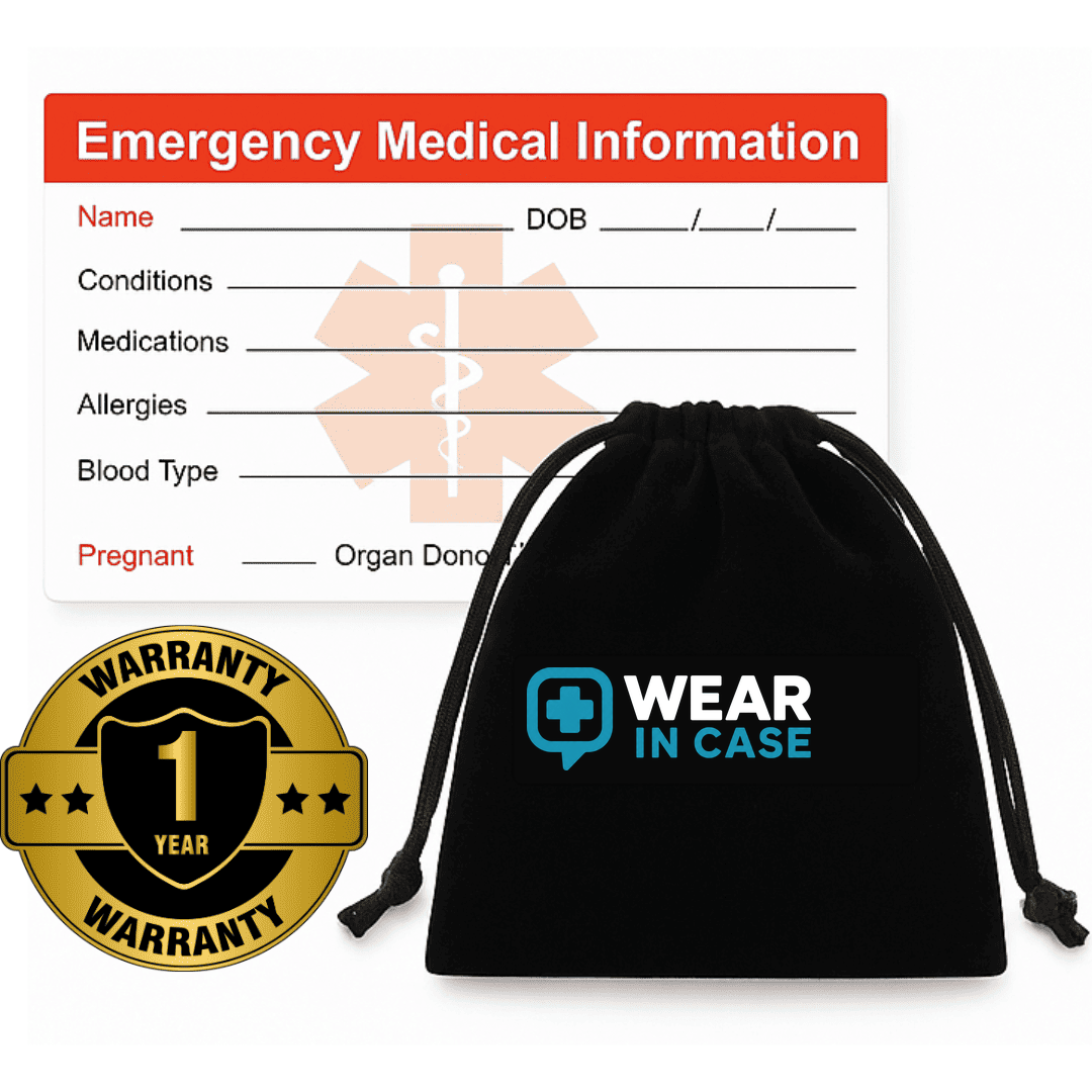 ID Card + Case + 1 Year Guarantee