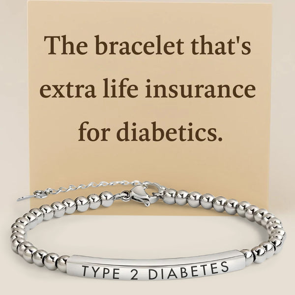 Women’s Slim Diabetes Medical Alert Bracelet