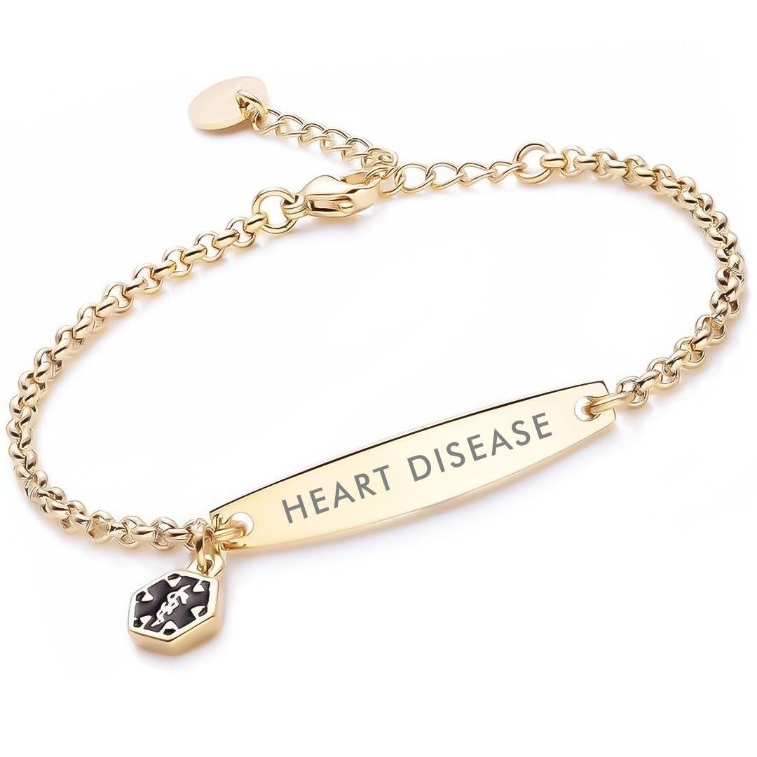Women’s Heart Disease Medical Alert Bracelet