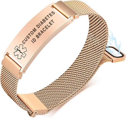 Women’s - SILVER and ROSE GOLD custom engraving