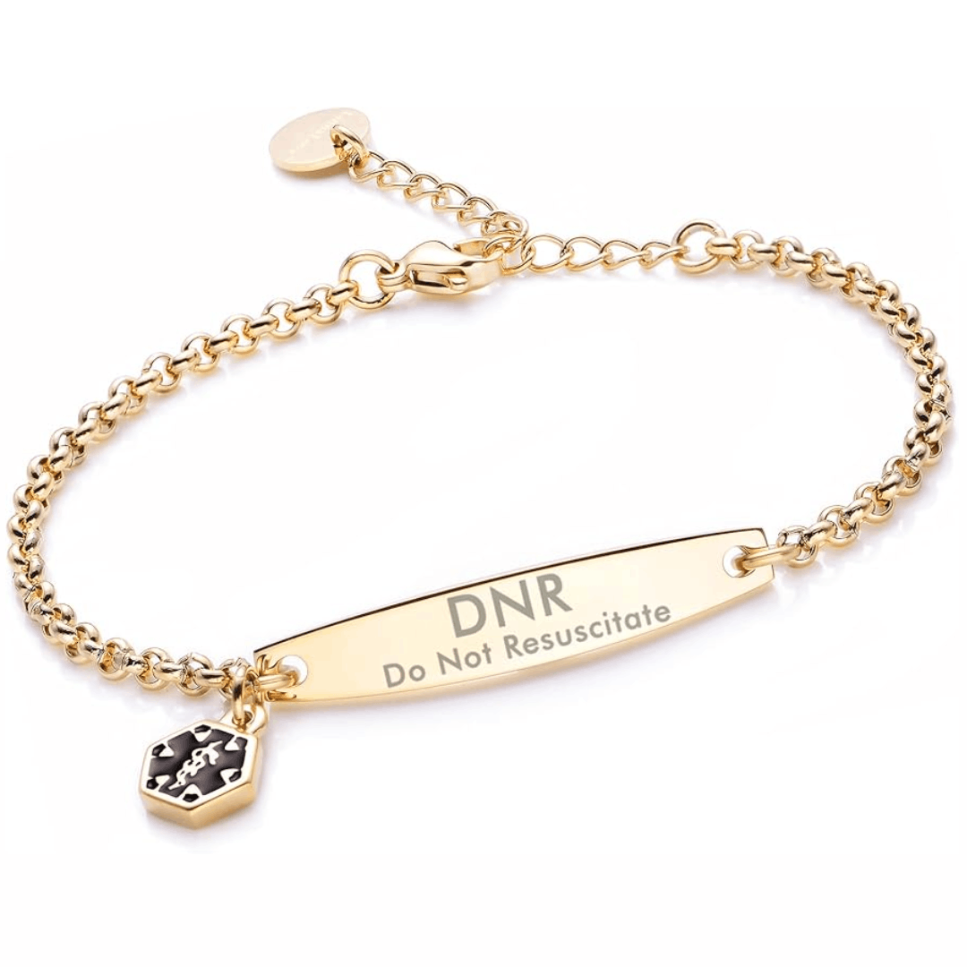 Women’s DNR / Do Not Resuscitate Medical Alert Bracelet