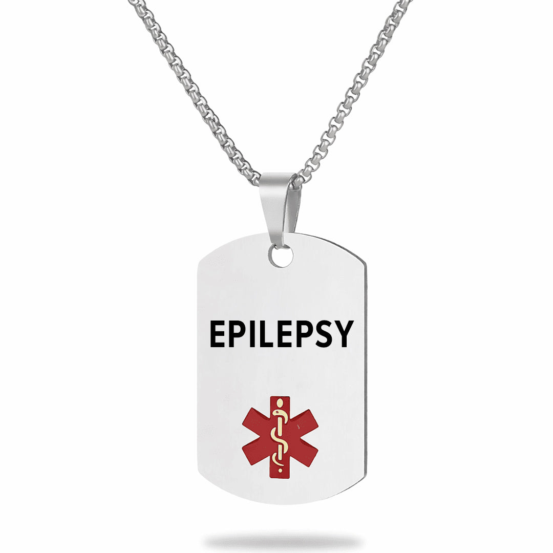 Epilepsy Medical Alert Necklace