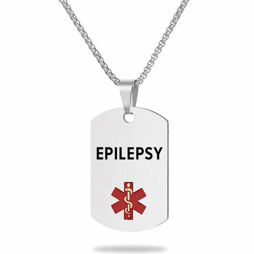 Epilepsy Medical Alert Necklace