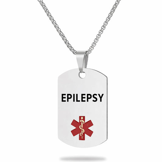 Epilepsy Medical Alert Necklace