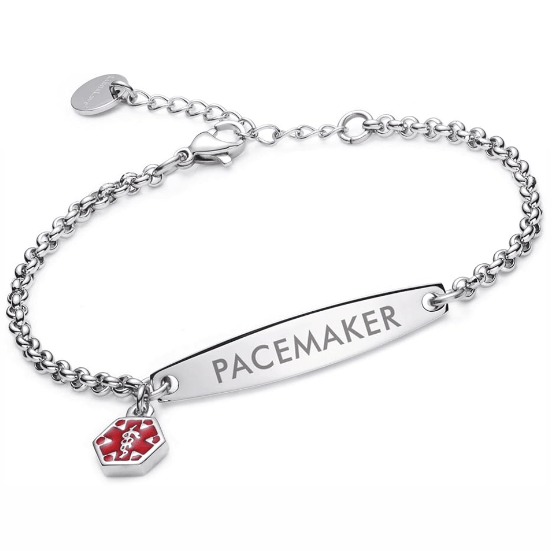 Women's Pacemaker Medical Alert Bracelet