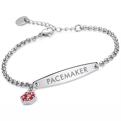 Women's Pacemaker Medical Alert Bracelet