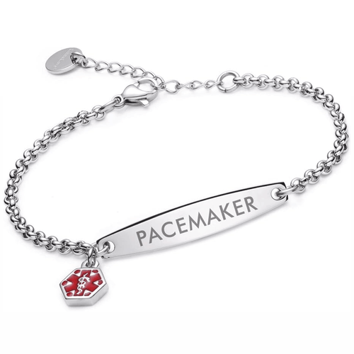 Women's Pacemaker Medical Alert Bracelet