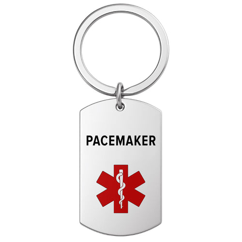 Pacemaker Medical Alert Keychain